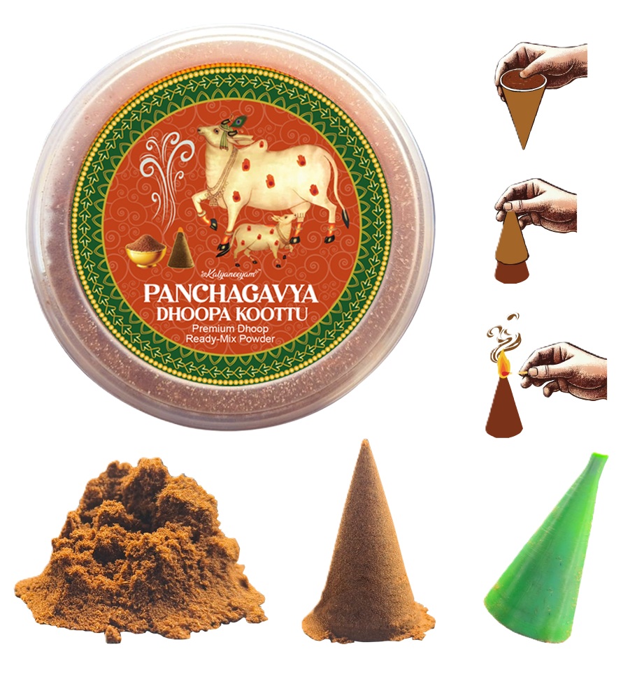 KLSPC-DK-002 - DHOOPA KOOTTU-PANCHAGAVYA 100 GM (INCENSE READYMIX POWDER)